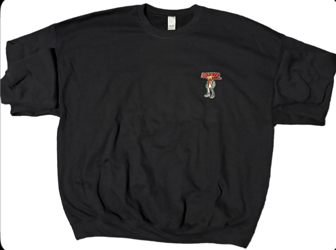 Dblok100fordacultre Embroidered & DTF Printed Crew Neck Sweatshirts