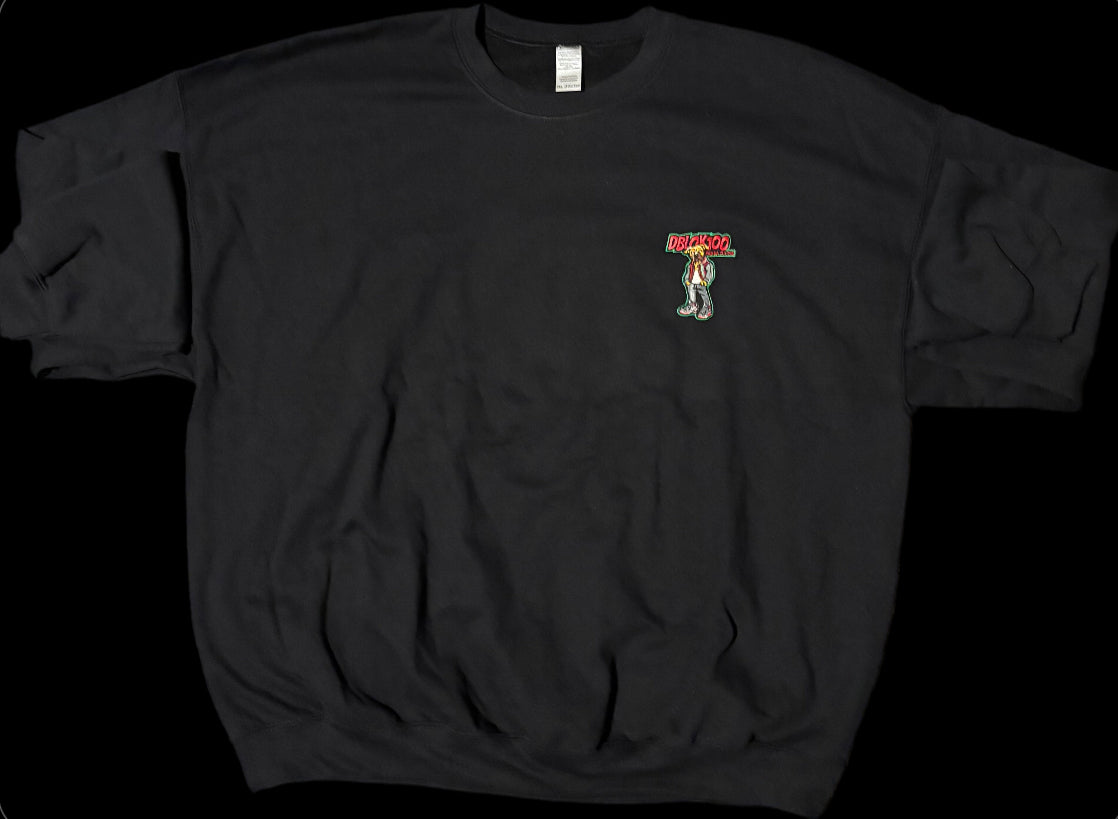 Dblok100fordacultre Embroidered & DTF Printed Crew Neck Sweatshirts