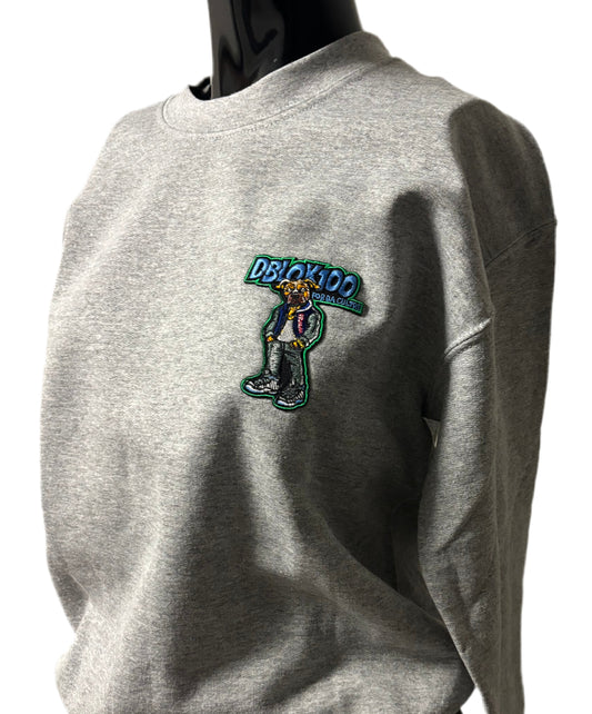 Dblok100fordacultre Embroidered & DTF Printed Crew Neck Sweatshirts