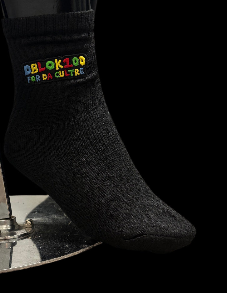 Dblok100fordacultre Embroidered & DTF Print Socks