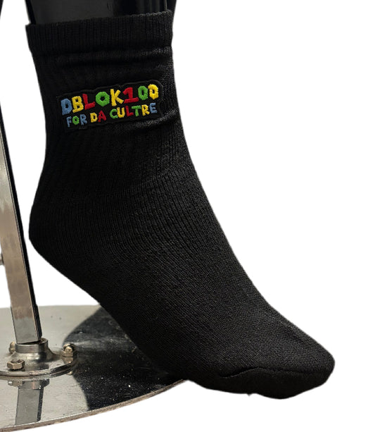 Dblok100fordacultre Embroidered & DTF Print Socks