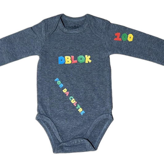 Dblok100fordacultre Grey Oneies 0-24 months